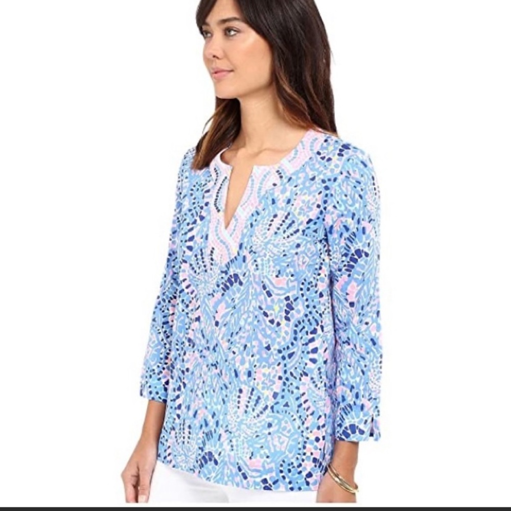Lilly Pulitzer Amelia Island Tic Tac Tunic